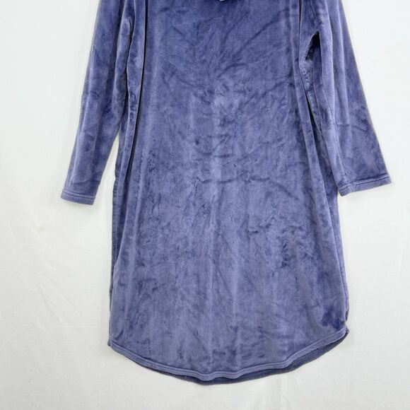 32 Degrees Heat Women's Cozy Plush Hooded Pullover Sleep Lounger -Purple -L / XL - Picture 9 of 16